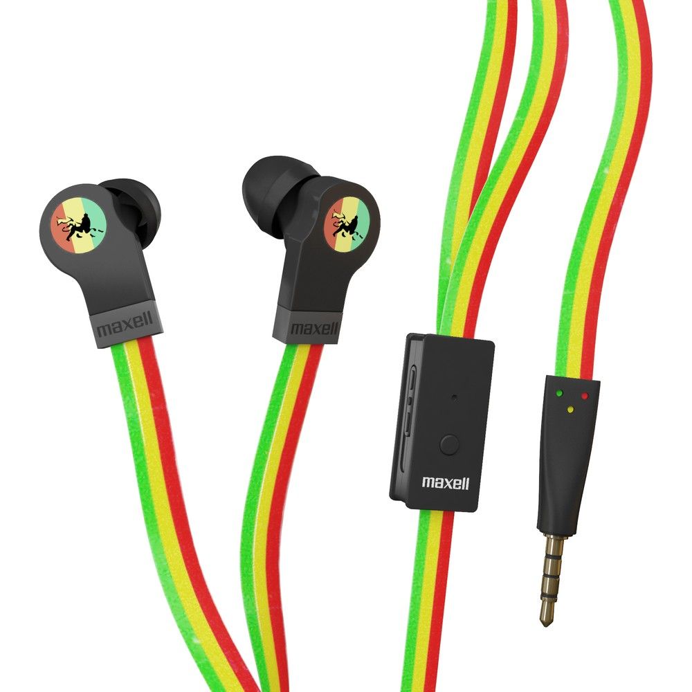 SLUŠALICE MAXELL FLAT WIRE RASTA