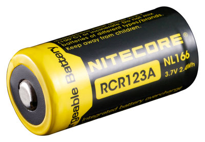 BATERIJA NITECORE RCR123 3.7V 650mAh LI-ION