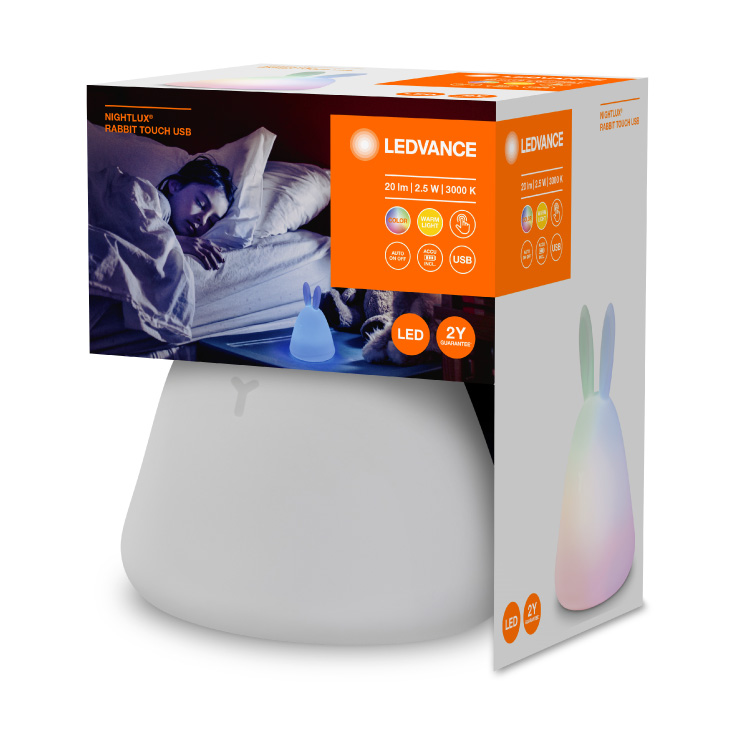 LAMPA NIGHTLUX RABBIT TOUCH USB RGBW LEDVANCE