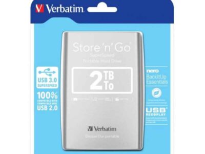 HARD DISK EXTERNI 2TB 3.0 53189 VERBATIM