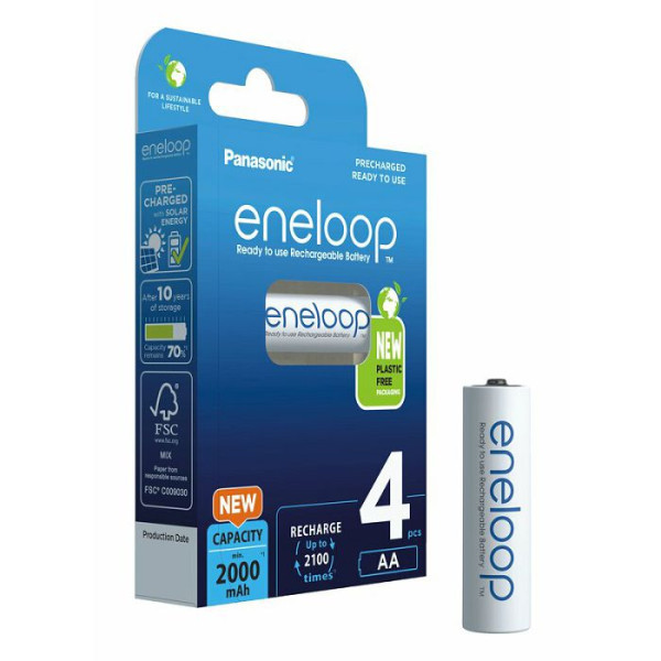 BATERIJA PANASONIC ENELOOP AA/4B BK-3MCDE/4CP