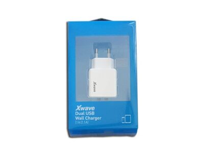 PUNJAČ ZA TELEFON H22 2XUSB 2.1A XWAVE BELI