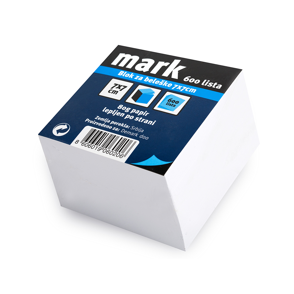BLOK ZA BELEŠKE 7X7 MARK