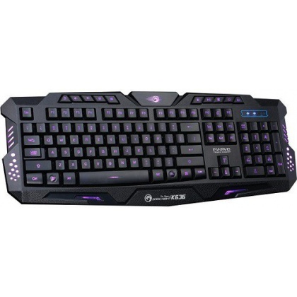 TASTATURA K636 BACKLIGHT USB MARVO