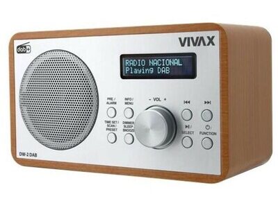 RADIO DW-2 DAB VIVAX BROWN