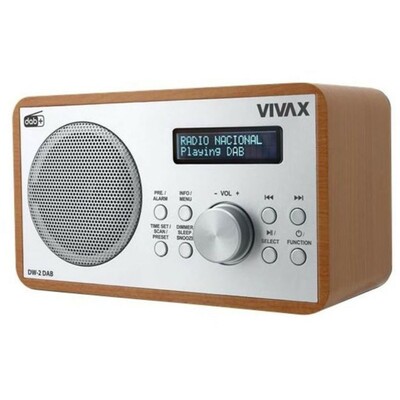 RADIO DW-2 DAB VIVAX BROWN
