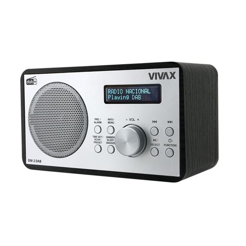 RADIO DW-2 DAB VIVAX BLACK