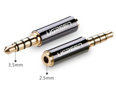 ADAPTER 3.5MM MALE NA 2.5 MM FEMALE UGREEN