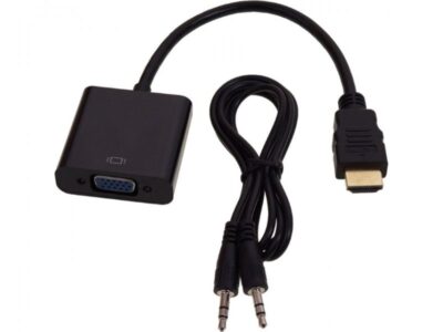 ADAPTER HDMI-VGA D SUB + AUDIO KABL 3.5 EWE
