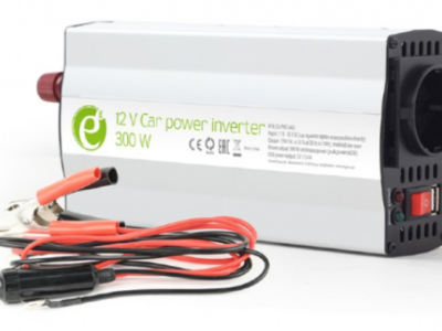 AUTO INVERTER EG-PWC-042 GEMBIRD DC/AC 12V 300W+USB