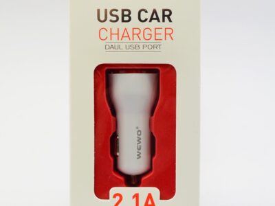 AUTO PUNJAČ WEWO C-11 2100mAh BELI