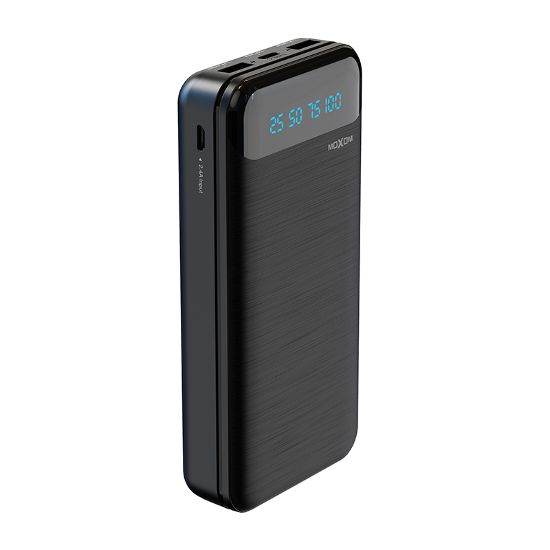POWER BANK MX-PB42 20000MAH MOXOM CRNI