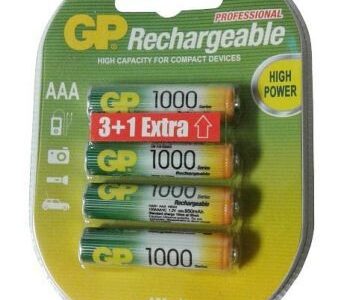 BATERIJA GP R3 1000MHA