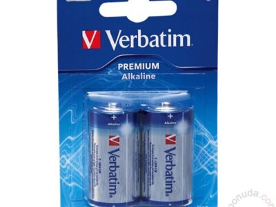BATERIJA VERBATIM R14 ALKALNA