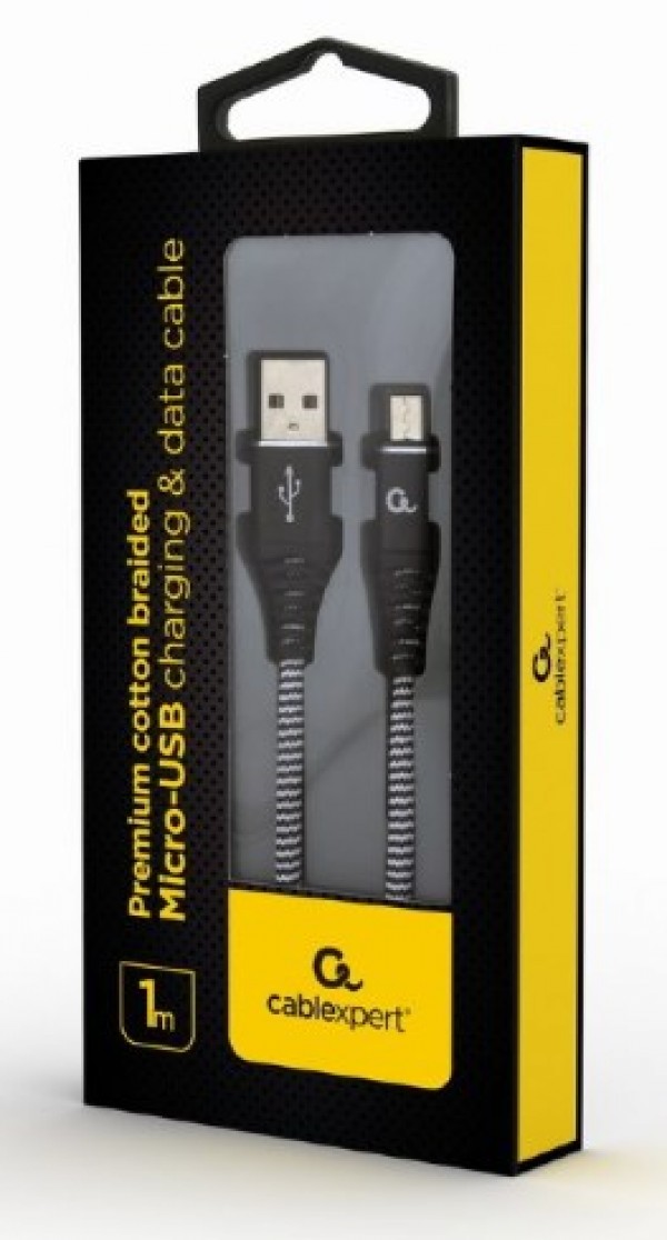 KABL USB MICRO CC-USB2B-AMmBM-1M-BW GEMBIRD