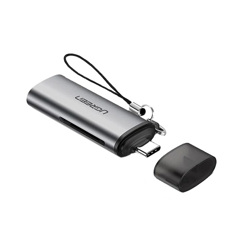 ČITAČ KARTICA USB TYPE C+SD CM184 UGREEN