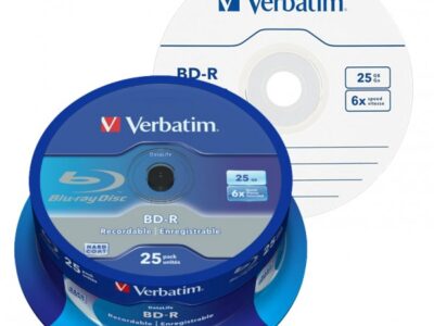 DVD BD-R BLU-RAY 25GB PRINT 1/50 VERBATIM