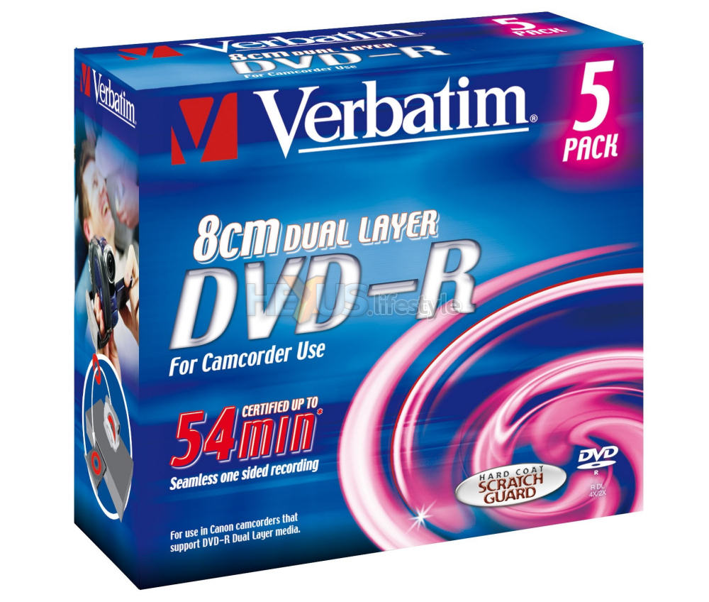 DVD-R 8CM DUAL LAYER