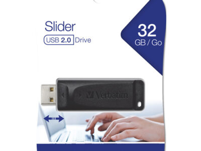 FLASH 32GB 2.0 SLIDER VERBATIM