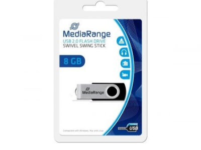 USB FLASH 8GB MEDIARANGE FLEXY DRIVE MR908