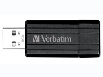 FLASH USB 8 GB VERBATIM PINSTRIPE CRNI UFV49062