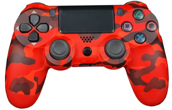GAMEPAD JPD WIRELESS PC/PS4 RED CAMO