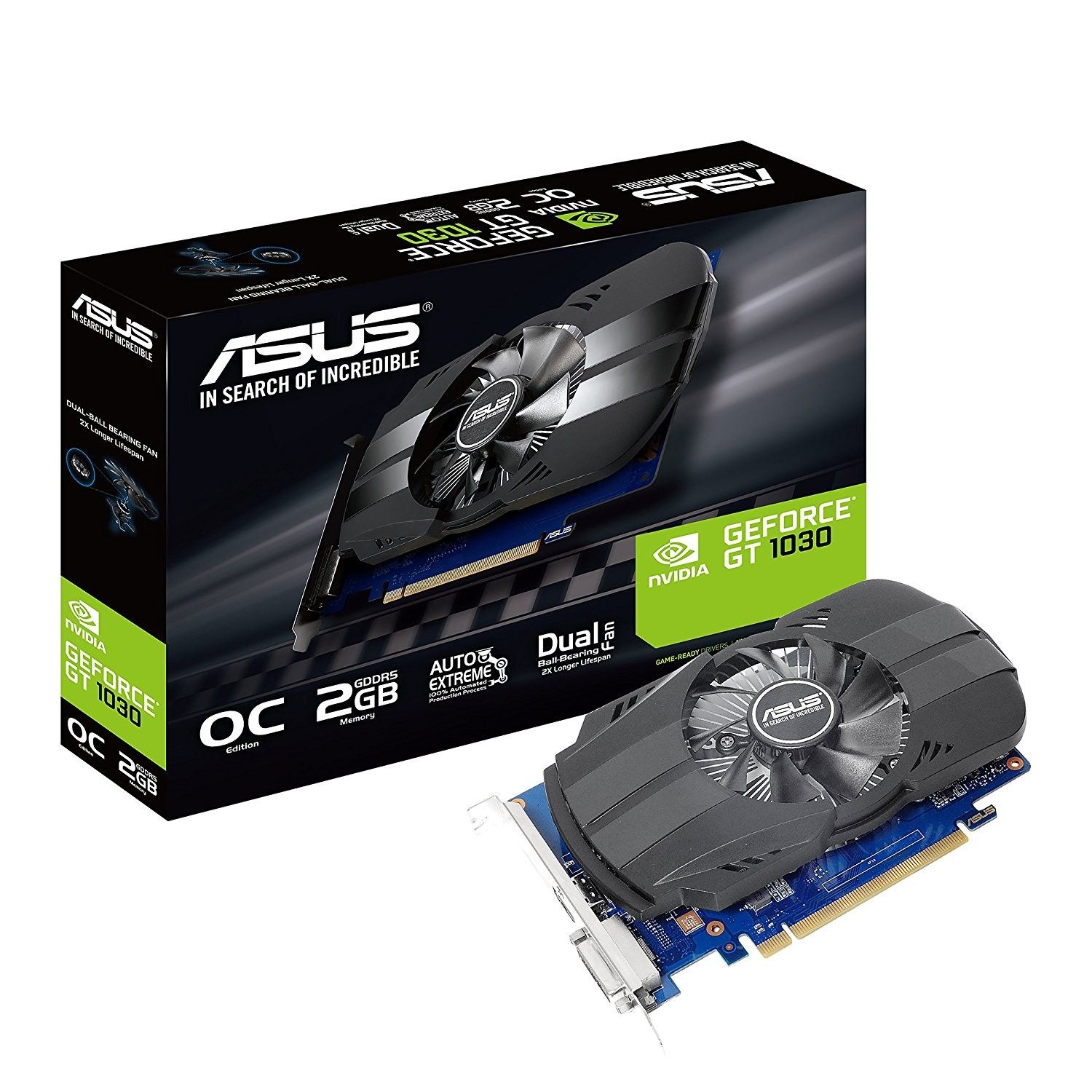 GRAFIČKA KARTA PH-GT1030-O2G ASUS GTX 1030 2GB