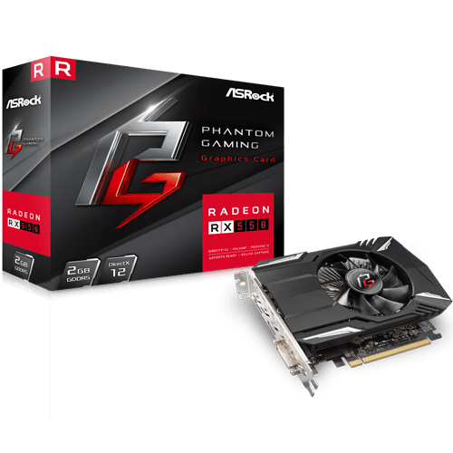 GRAFIČKA KARTA VGA PCIE ASROCK PHANTOM RX550 2GB
