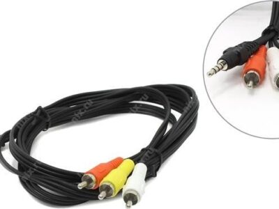 KABL 3.5mm-3ČINČA CVGP22400BK20 2M NEDIS