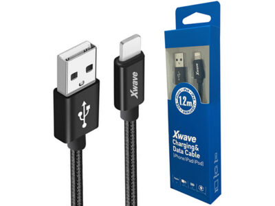 KABL USB  TIP C 1.2M 3A XWAVE AL/BLACK 028905