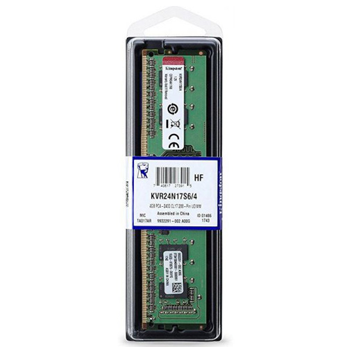 MEMORIJA KINGSTON KVR24N17S6/4 DDR4 4GB 2400MHZ
