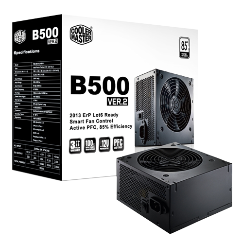 NAPAJANJE 500W B2 SERIES COOLER MASTER