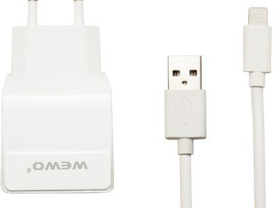 PUNJAČ W-004 2XUSB 2400MA+IPHONE5/6 USB DATA