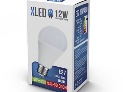 SIJALICA XLED E 27 12W TOPLO BELA
