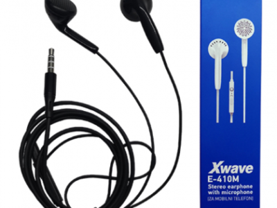 SLUŠALICE XWAVE E-410M BLACK