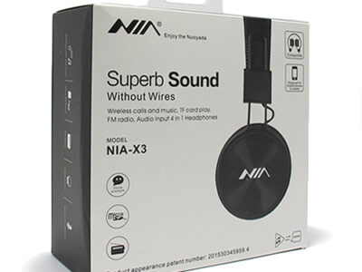 SLUŠALICE NIA-X3 BLUETOOTH CRNE