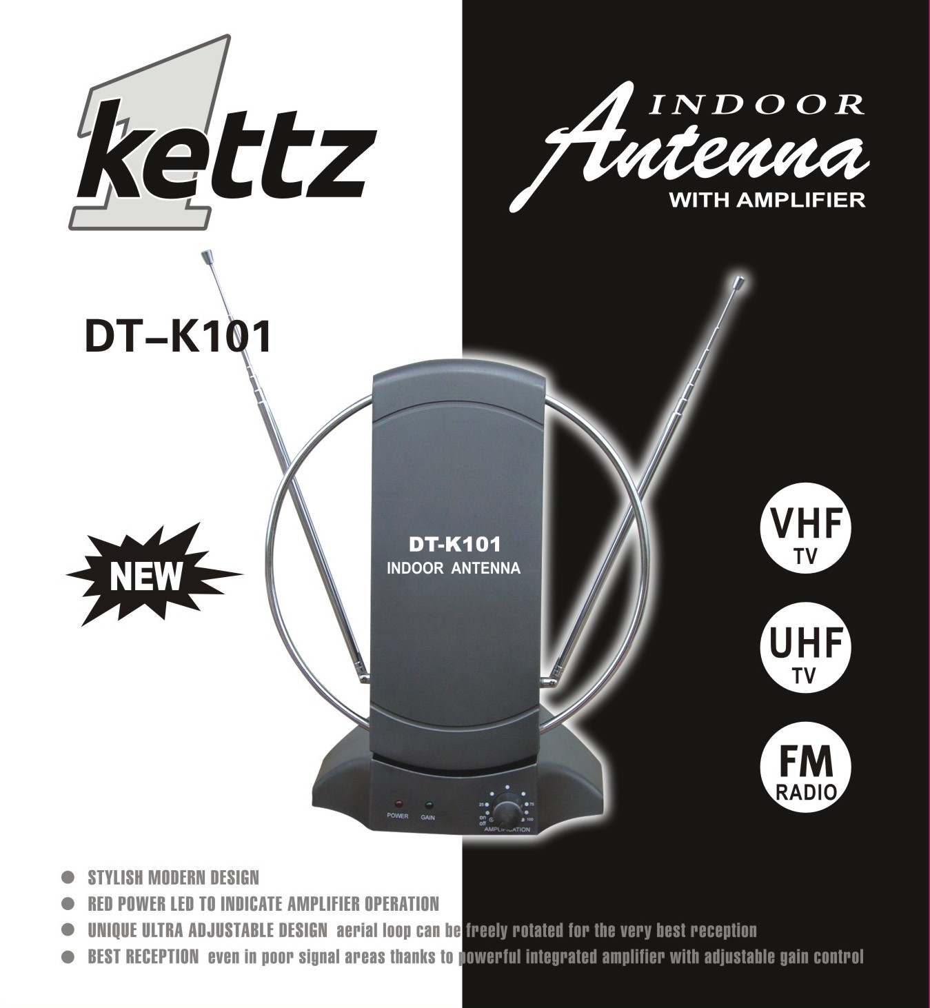 SOBNA ANTENA DT-K101+POJAČALO