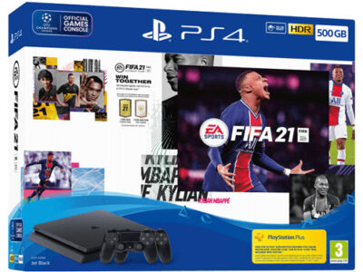 SONY PLAYSTATION PS4 SLIM+DS4+FIFA 21