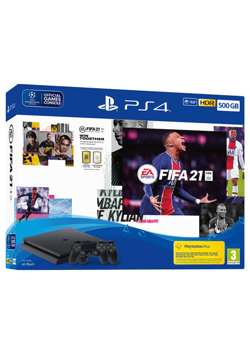 SONY PLAYSTATION PS4 SLIM+DS4+FIFA 21