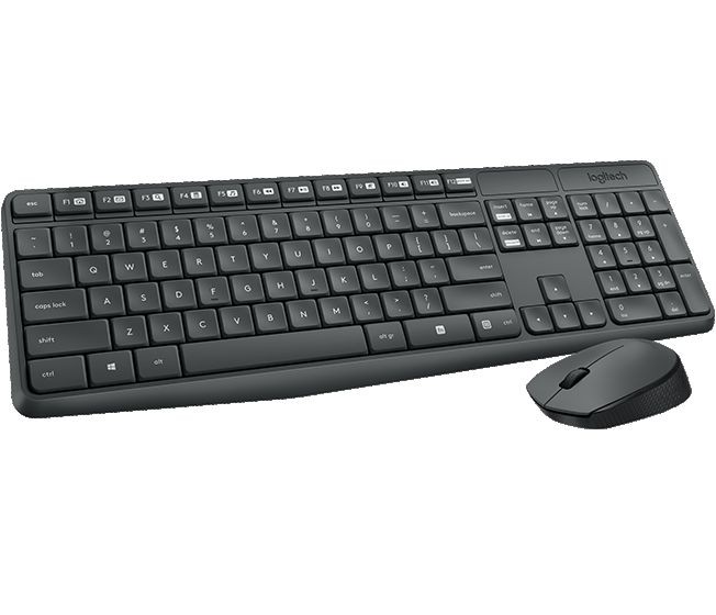 TASTATURA + MIŠ MK235 WIRELESS GREY LOGITECH