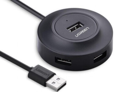 USB HUB UGREEN 1/4 2.0 CR-106