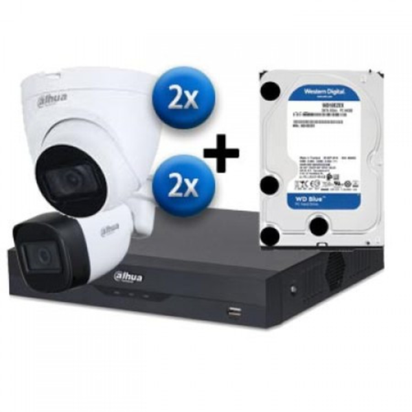 DAHUA SET-12 4 KAMERE+ DVR+HDD 3TB+1 NAPAJANJE