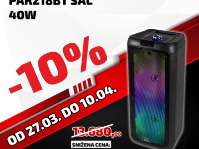 ZVUČNIK BLUETOOTH PAR218BT SAL