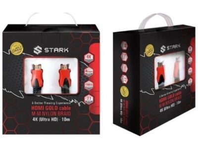 KABL HDMI POZLAĆEN 4K PLETENI 10M STARK