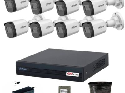 DAHUA SET-07/8 IR KAMERA+XVR5108HS/2xISPRAVLAČ 12V/3A 2TB HDD/ KABL 100M