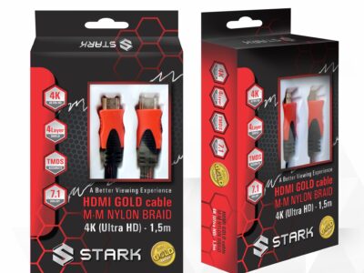 KABL HDMI POZLAĆEN 4K PLETENI 1.5M STARK