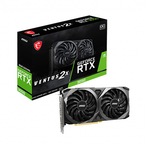 GRAFIČKA KARTA MSI RTX 3050 VENTUS 2X 8GB