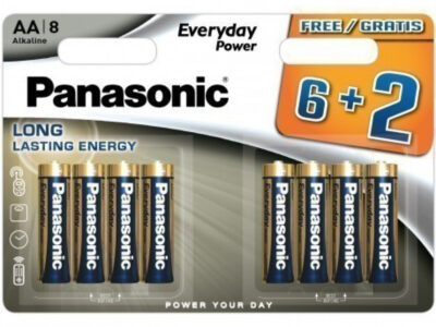 BATERIJE LR6EPS/8BW-AA 8 KOM ALKALNE PANASONIC