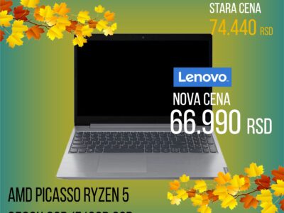 NOTEBOOK LENOVO 81W1006PYA RYZEN 5 3500U 8GB 512GB