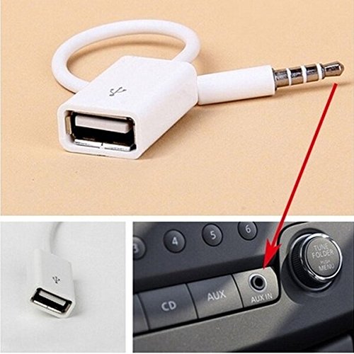 ADAPTER USB NA AUX BELI 17CM